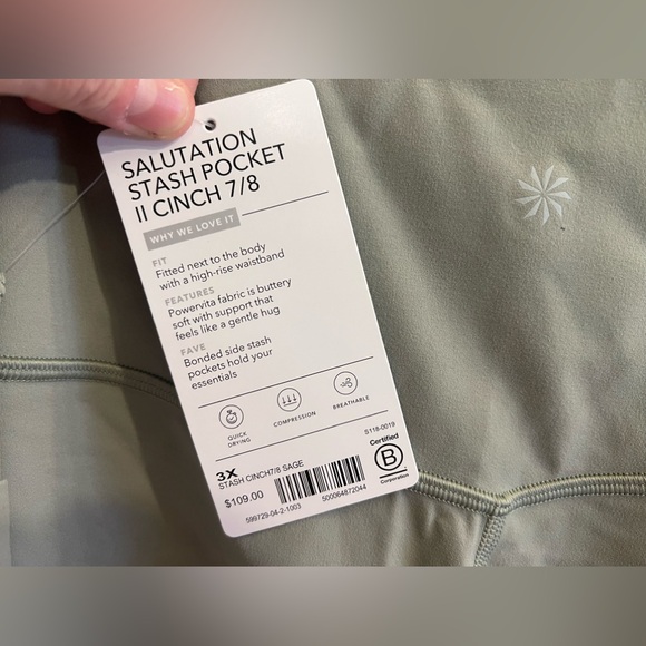 Athleta salutation leggings - Picture 5 of 7